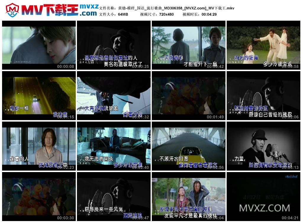 黄渤-模样_国语_流行歌曲_MD306358